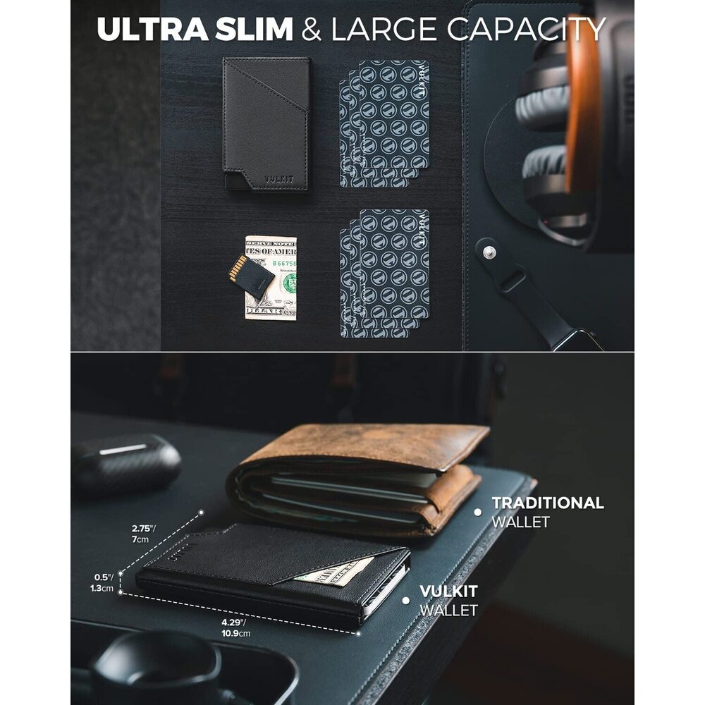 9221 Pop up Card Wallet RFID Blocking Slim Aluminum Metal Bank Card Holder - Picture 3 of 7